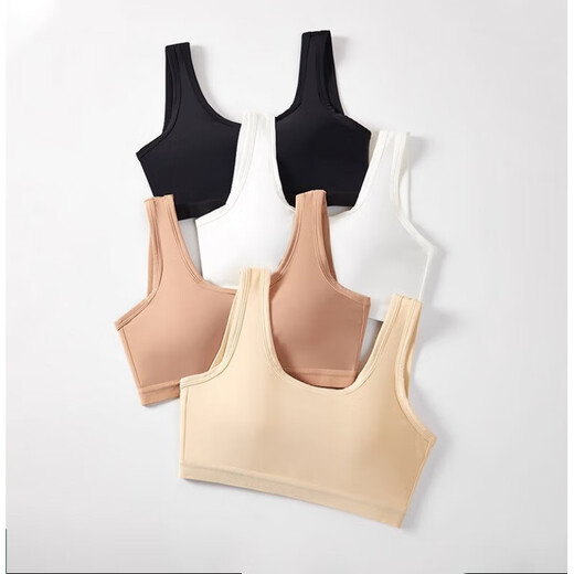 Catman (MIIOW) Ropa interior deportiva para mujeres a prueba de choque y antideslizante NUEVO Beautiful Back Braze Estilo de chaleco integrado Negro + Black One (75-105Jin [Jin equivale a 0.5 kg])
