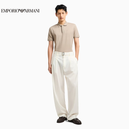 阿玛尼EMPORIO ARMANI【礼物】25春夏EA男士短袖翻领Polo衫