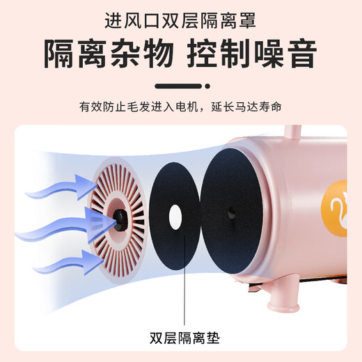 英绅猫咪专用吹水机低噪智能温控不伤毛发洗澡吹干神器宠物吹风机830C