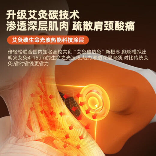 Breo N6mini-2 generation shoulder hot moxibustion version, cervical spine massager, massage shawl, shoulder and neck massager, leg, waist and neck massager, birthday and New Year gifts for male and female friends