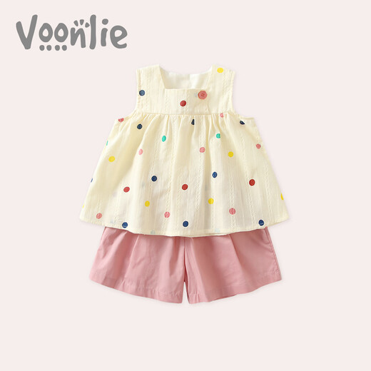 Fanli Girl Summer Suit Set 2025 New Fashionable Children's Clothes Baby Little Girl Short Sleeve Two-Piece Set Summer
