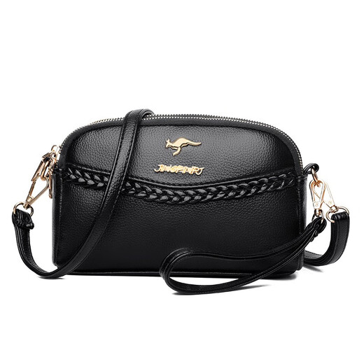 Kangaroo Leather 2025 Nouveau sac pour femmes Crossbody Small Bag Small Bag à trois couches à la mode à la mode sac à main sac à main