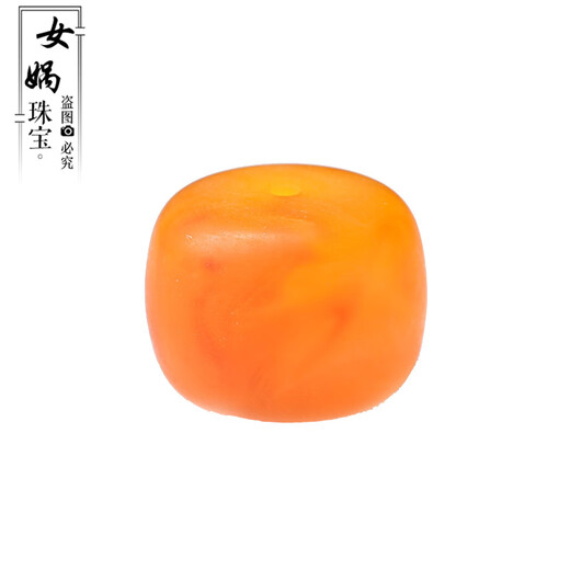 Olevo natural Russian material old beeswax single beads with loose beads single bucket beads bracelet diy men's accessories top beads separated beads old beeswax pier 22*16mm single