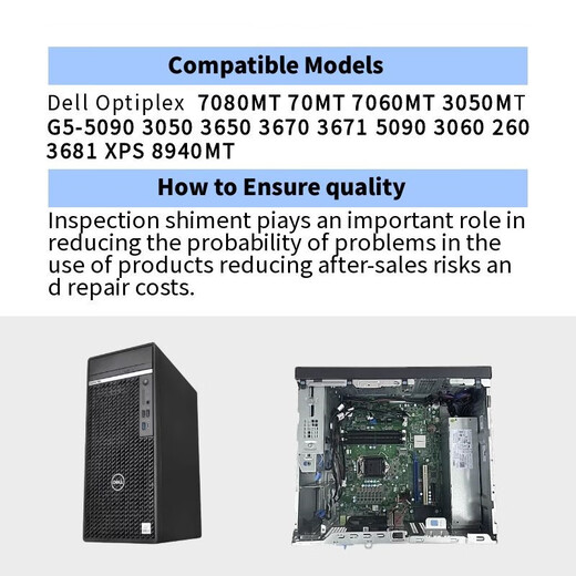 Dell Original New 3080 5080 7080 XE3 3890 3690 3881 Сводка питания 500W H500EPM-00 500W
