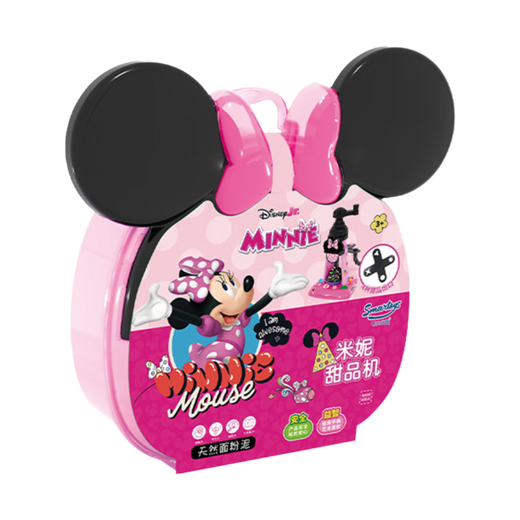 
Disney Minnie Children's Dessert Machine Colorful Mud Set Playing House Handmade Clay Toys Birthday Gift Gift Gift Gifts