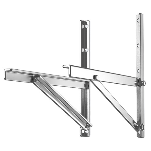 CYU thickened 304 stainless steel air conditioner outdoor unit bracket 3p Gree external rack 1.5 hp Midea Haier universal rack 1-1.5P stainless steel thick 1.3MM full set of screws