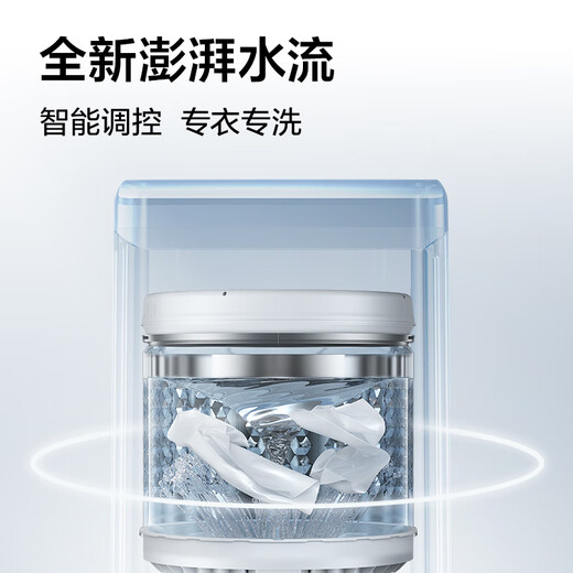 TCL 8kg small pulsator washing machine fully automatic home L2R large capacity first-class energy efficiency home appliances national subsidy trade-in with delivery and installation B80L2R