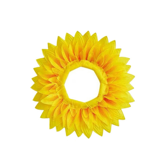 Jieyi Sunflower Headband Sunflower Face Cover 4-10 Years Old Children's Performance Dance Show Face Sunflower Games Performance Headband 4-10 Years Old Sunflower Headband 1 Pack