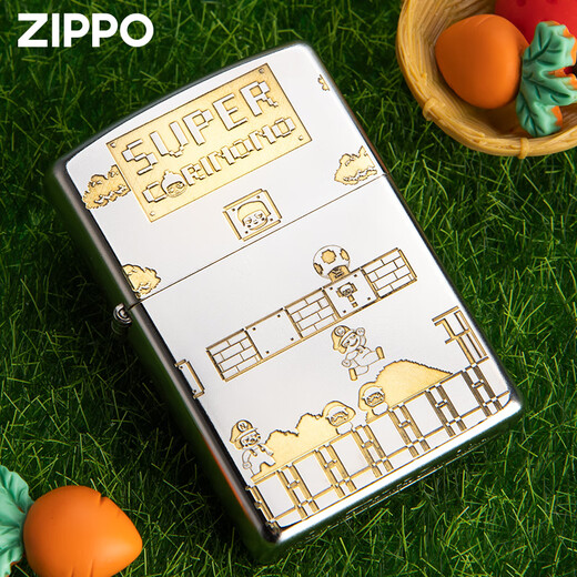 ZIPPO打火机 蘑菇小队雕刻芝宝防风煤油创意官网送男朋友礼物 蘑菇小队【新机无油】DY9902DK
