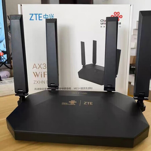 ZTE中兴路由器E2627联通中兴E2628联通版路由器WIFI6 3000M千兆双频 E2628联通版买一台拍