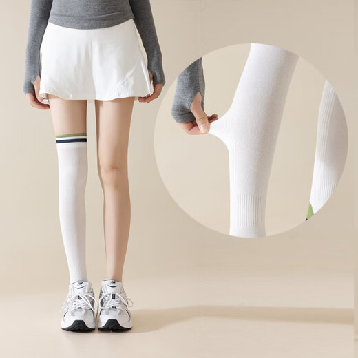 Huodiniao autumn and winter yoga socks professional non-slip women's Pilates over-the-knee compression socks indoor running fitness aerobics floor socks right-angle heel non-slip over-the-knee yoga socks-Navy Blue