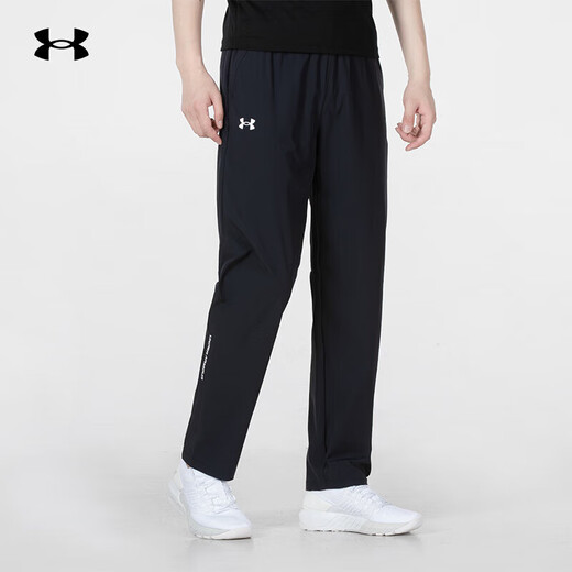 Under Armour Herrenhosen Sommer neuer Stil Running Training gewebte atmungsaktive Sporthosen schwarz 001 xxl