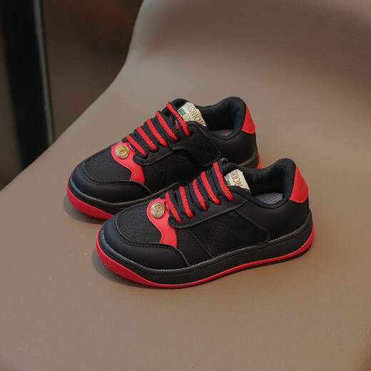 Lexi BEILU Kinder Sportschuhe 2025 Frühlingsnetz atmungsable Brettschuhe koreanische Stil V826 Brown 23: 14 cm