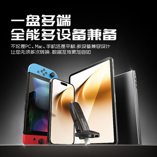 梵想（FANXIANG）512GB USB3.2 Type-C双接口固态U盘FF952 1050MB/s 商务车载大容量手机电脑通用优盘