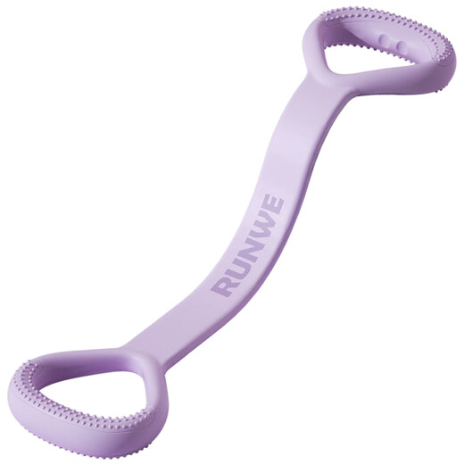Langwei elastic band stretching belt 8-figure tensioner Pilates tension rope 8-figure open back and shoulder training women's fitness equipment Taro Purple