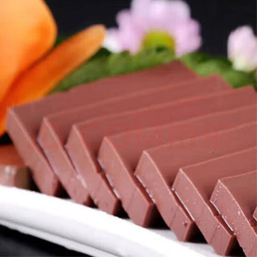 Tender duck blood boxed whole box wholesale Maoxuewang hot pot ingredients spicy hot duck blood vermicelli for maocai shop exclusive tender duck blood 300g*4 boxes