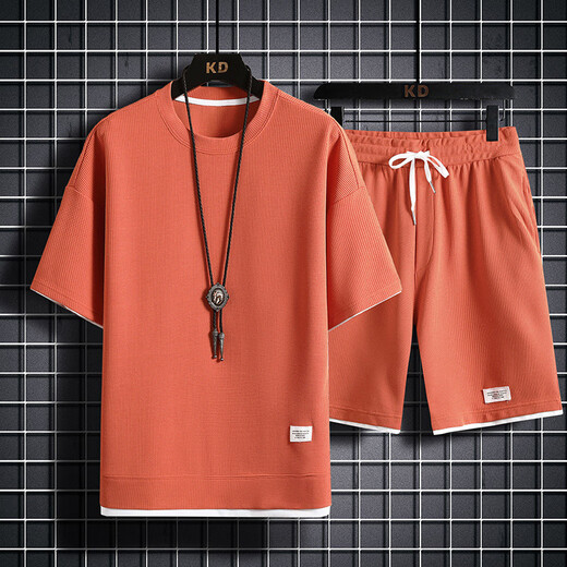 Guan Chen Guangzhou Camiseta de 13 líneas Waffle Camiseta de manga corta Summer Summer Loose Sports Ports de color caqui