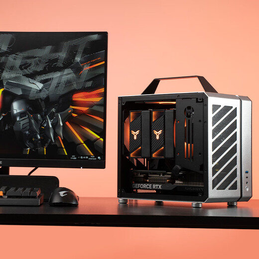 
GIGABYTE Ryzen R9 9950X/A4000/A2000 Mechanical Master C25 Mini Portable Design Host DIY Assembly Computer Drawing 3D Modeling Small Steel Form Desktop Machine 2: R9 9900X/32G/2T/A2000