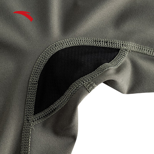 ANTA (ANTA) tight-fitting eight-point pants for women 2025 autumn new tummy-tightening buttocks slimming yoga Pilates training sports pants deep green-1 L (female 170)