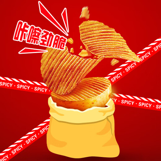 好丽友（orion）好友趣火鸡面味70g/袋 休闲零食小包装膨化薯片食品解馋小吃
