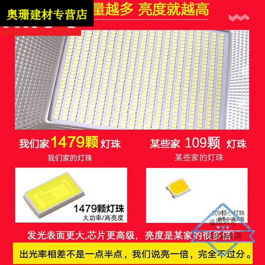 喆炜德国进口品质太阳能灯户外庭院灯新农村一拖二家用室内天黑自动亮 180000W-H两个头29848LM灯珠*2