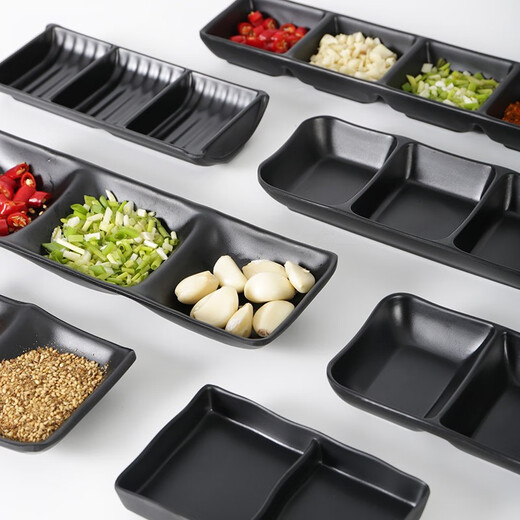 Taitung melamine small flavor dish dipping sauce plate barbecue seasoning dish soy sauce sauce plastic vinegar dish commercial dish h1098 0 heads