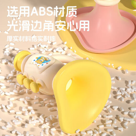 OIMG小喇叭儿童玩具婴儿宝宝吹乐吹响乐器吹奏乐器口琴迷你吹哨子口哨 黄色喇叭【送挂脖绳】