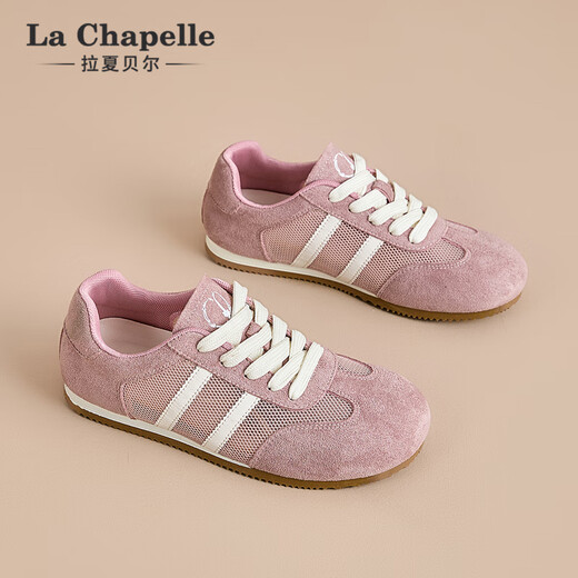 
La Chapelle women's shoes for women's summer thin mesh versatile soft sole training shoes for women-6628-2 pink 40