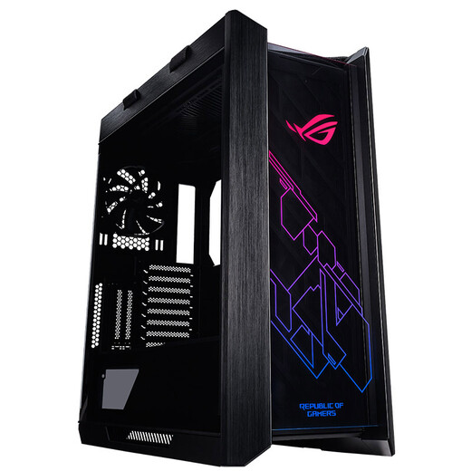 ROG ASUS ROG GX601 Helios full tower supports EATX9900k multi-graphics card assembly host water-cooled cooling computer desktop chassis Shengguang synchronization