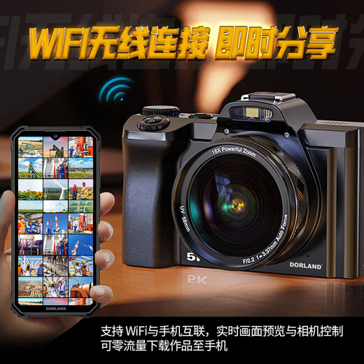 DORLAND intrinsically safe industrial-grade explosion-proof digital card camera EX Card Camera02, explosion-proof zone 1 and zone 2 IP54, free 128G memory card, 2 batteries, special invoice available Ex ib IIC T4 Gb EX Card Camera02