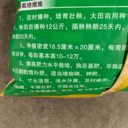 湖南洞庭高科种业 洞庭牌盛泰优9712晚稻水稻种子国审稻1公斤 湖南洞庭高科种业 洞庭牌盛泰优9