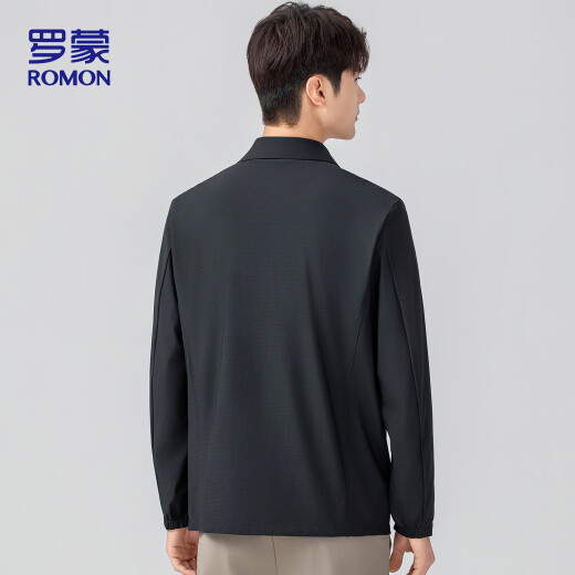 Romon Sun Protection Ropa para hombres Lapa de seda de hielo Jacket ejecutivo de negocios
