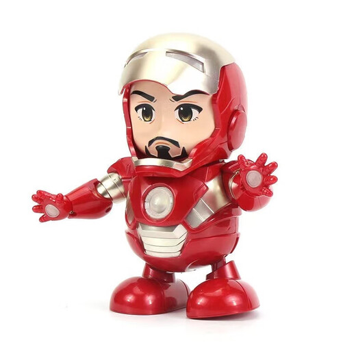 
Qianfeng Internet celebrity dance robot electric toy model singing and dancing glowing and transforming children's gift Dancing robot [yellow - 4 songs] with ordinary battery
