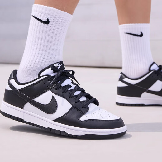 Nike (Nike) Chaussures de planche décontractées pour hommes Panda Dunk Sneakers DD1391-100 Blanc et noir DD1391-100 blanc et noir 40.5