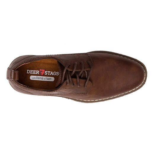 Deer Stags Boys Gabe Oxford Shoes, Brown Zander Brown Zander 1.5 Little Kid