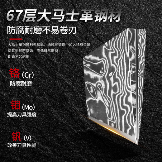 Xing blade couteau pliant en acier damas, couteau à fruits, barbecue portable d'extérieur, couteau multifonctionnel, couteau à melon et à fruits, couteau d'office Couteau à fruits pliant de Damas