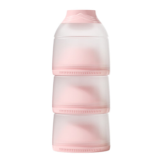 Oberni baby milk powder box portable, milk powder grid three-layer outdoor large-capacity complementary food storage box packing box can be independently removable