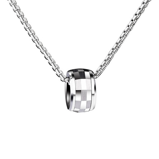 MZMZ platinum necklace men's pt950 platinum small waist high-end necklace fashion pendant birthday gift for boyfriend light luxury style - small waist necklace (about 55cm long)