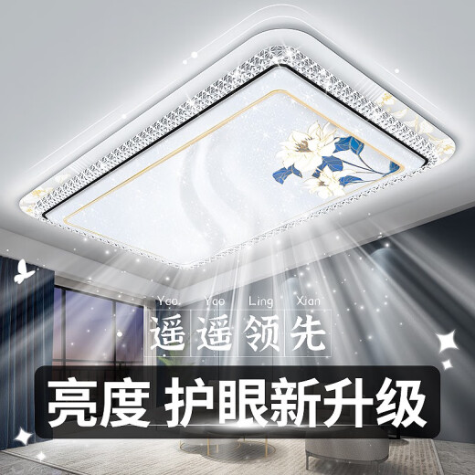 Leishi Lighting NVC2025 new 2025 new living room lights simple modern and atmospheric 2023 eye protection LED main ceiling lamp 12176 cm 192 watts APP + voice + remote control