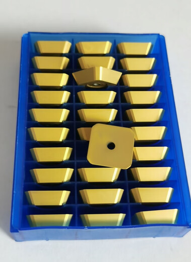 DYQTSEKN1504铣刀片龙门铣床双头飞刀盘飞刀片双头铣硬质合金涂层模钢 纳米蓝1504一片价
