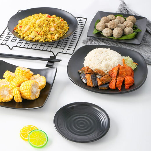 Placa de vajilla de metamina Catering Snack Plate Barbacoa Barbaco