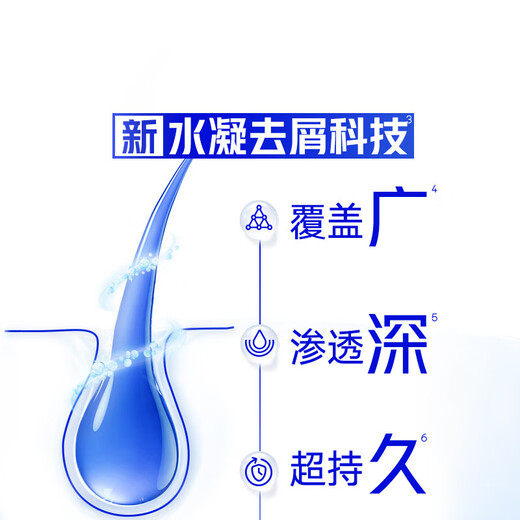 海飞丝去屑洗发水男士女士控油清爽洗头膏洗发露便携旅行装 深透净爽80g*2
