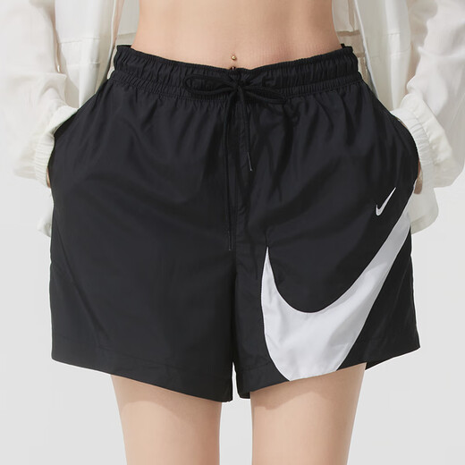 耐克（NIKE）运动套装女装 2025新款夏季健身训练舒适透气短袖T恤宽松梭织短裤 DV7885-133+HM8980-010 M