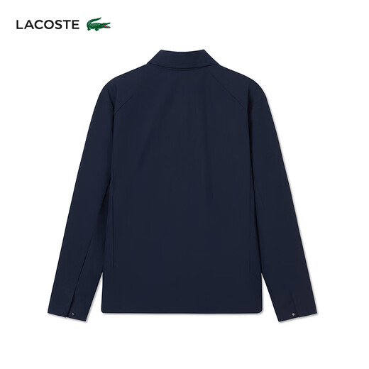 LACOSTE Wang Yibo's same style French crocodile men's spring and summer waterproof coat-style shirt jacket | CH7191 166/Navy Blue 39 S/M