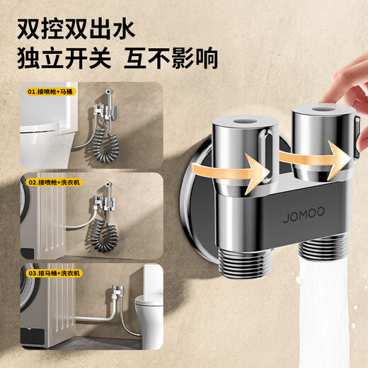 
JOMOO split pressurized bathroom flusher toilet gun angle valve toilet companion 74125-795/1C-1