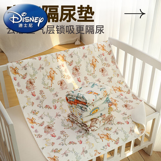 Disney Neugeborenes Baby Urin -Separator Handtuch wasserdichtes waschbares Baby reines Baumwoll -Urin -Separator Weiche Tante Pad atmungsable Windeln Klasse A Astronaut 80*100 cm