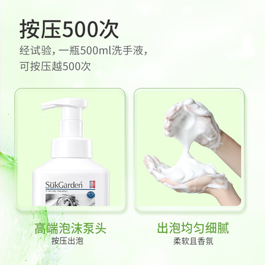 Vegetable Garden Foaming Hand Sanitizer Children's Baby Hand Wash Gentle Foaming Cleansing 500ml
