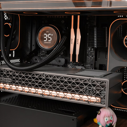 AMD Ryzen R7 9800X3D/RX9070XT/5080 graphics card walnut thousand frames e-sports no graphics card game live broadcast desktop computer host assembly computer DIY complete machine Configuration 2丨R7 9800X3D/ RTX 5070