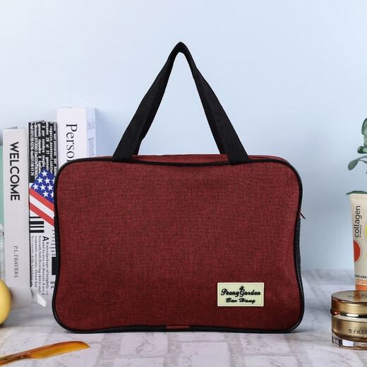 Toilet bag men and women style bath waterproof shower portable portable fitness bath bag bath cosmetic bag travel wash clean version Tibetan blue mesh rectangular