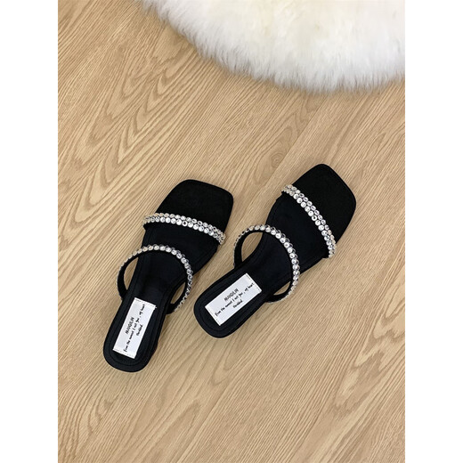 S.SOFEA Flip Flip-Flop Summer Summer Heel Sandals 9898-3 Plata 35